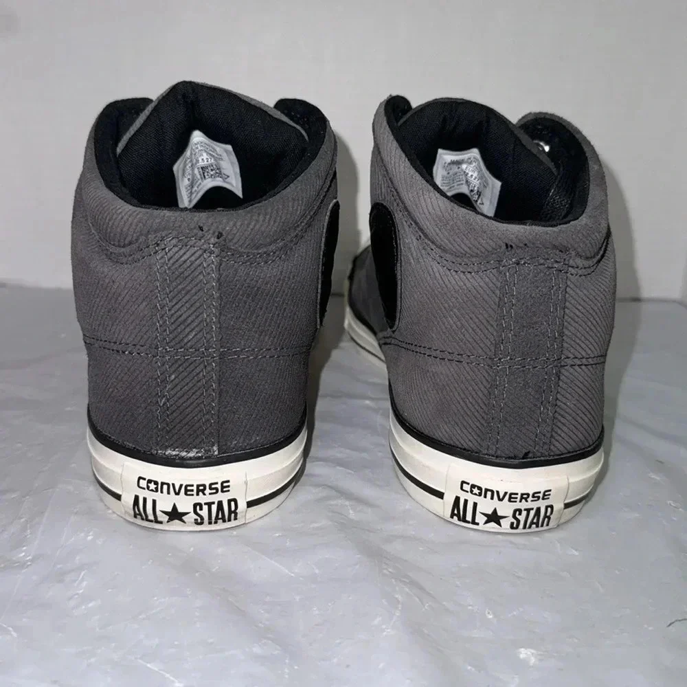 Converse Chuck Taylor All Star Suede Charcoal High Tops